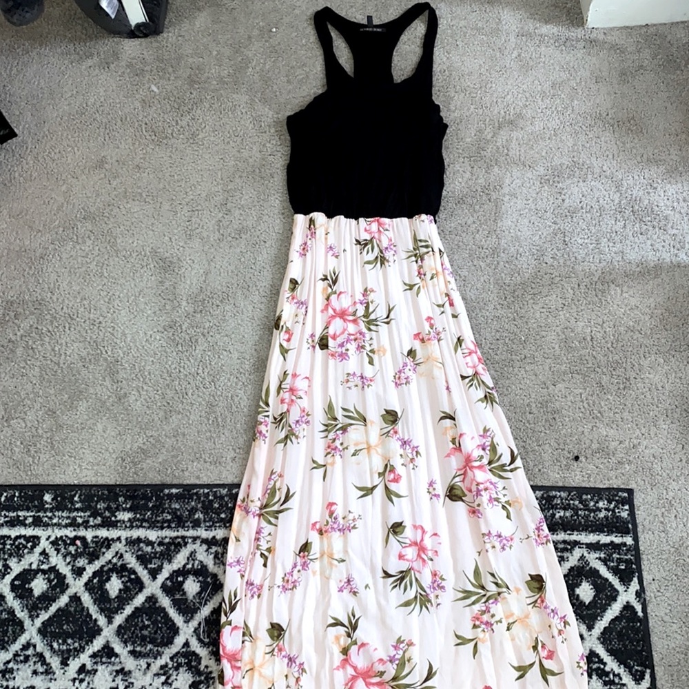 Floral print maxi dress